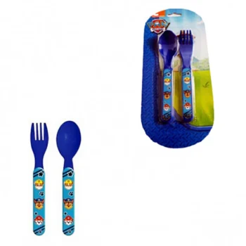 Set două tacâmuri plastic Patrula cățelușilor, reutilizabile