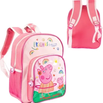 Ghiozdan Peppa Pig, 32x22x10cm, 2 compartimente