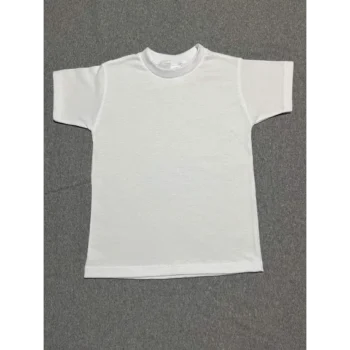 Tricou alb simplu, copii