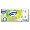 ZEWA DELUXE hârtie igienică parfumată, 8role/set, 3 straturi, Camomile Comfort