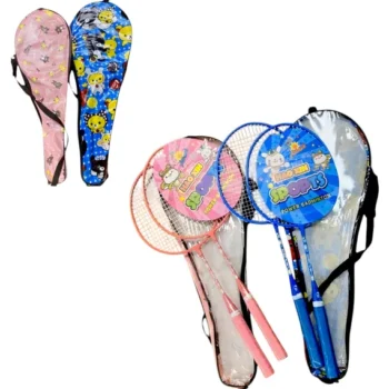 Palete badminton, 2 set, ambalaj practic