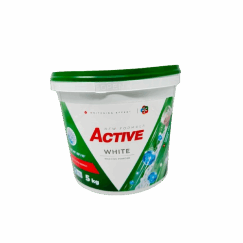 Active Detergent Pudra White Găleată 65 Spălari 5kg