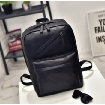 Ghiozdan imitație piele 45cm*33cm*15cm, negru