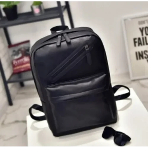 Ghiozdan imitație piele 45cm*33cm*15cm, negru