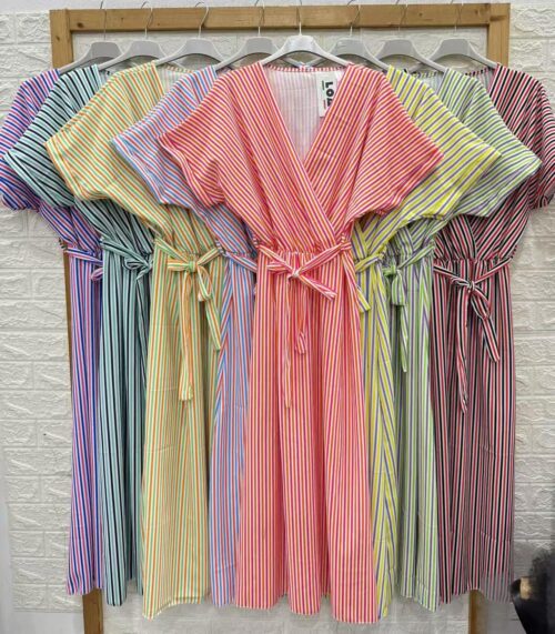 Rochie colorată de vară, mărime universală (S - L)