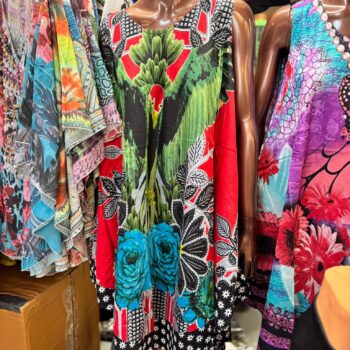 Rochie colorată, de vară, midi, diverse imprimeuri