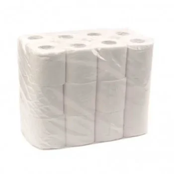 Hârtie igienică albă, 2 straturi, 24 role