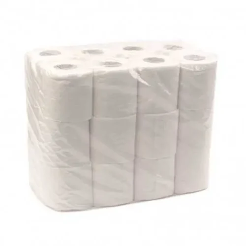 Hârtie igienică albă, 2 straturi, 24 role