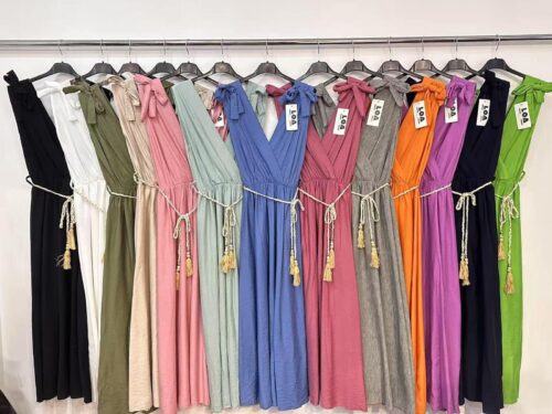 Rochie lejeră de vară, fără mâneci, mărime universală
