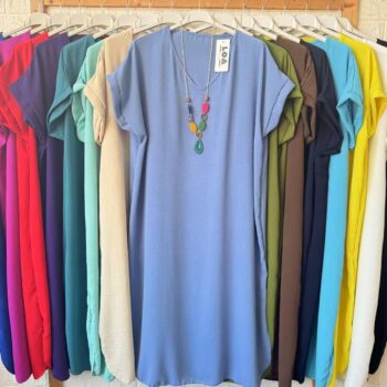 Rochie lejeră de vară, mărime universală, colier atașat
