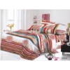 Lenjerie pat, 4 piese, model colorat