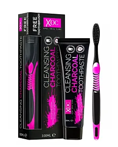 pasta dinti Pasta de dinti 100 ml +Periuta de dinti Cleansing Charcoal