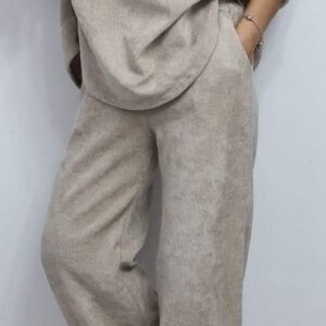 Compleu din raiat, cu buzunare, crem