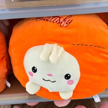 morcov Jucărie de pluș, cu păturică, formă de morcov, cu iepuraș