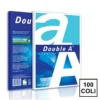 Hârtie copiator A4, 80g/mp, 100coli/top, clasa A, Double A Premium
