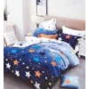 Lenjerie, Bumbac Satinat, 200x230, pentru pat dublu, 4 Piese, fete de perna 50x70cm Incluse