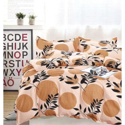 lenjerie 2 Lenjerie, Bumbac Satinat, 200×230, pentru pat dublu, 4 Piese, fete de perna 50x70cm Incluse